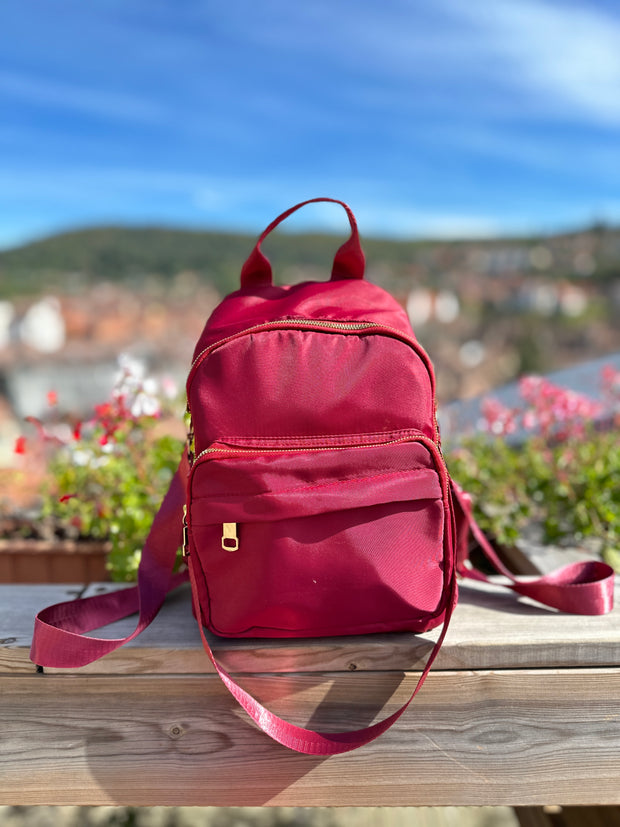 Rucsac rosu multifunctional Demi